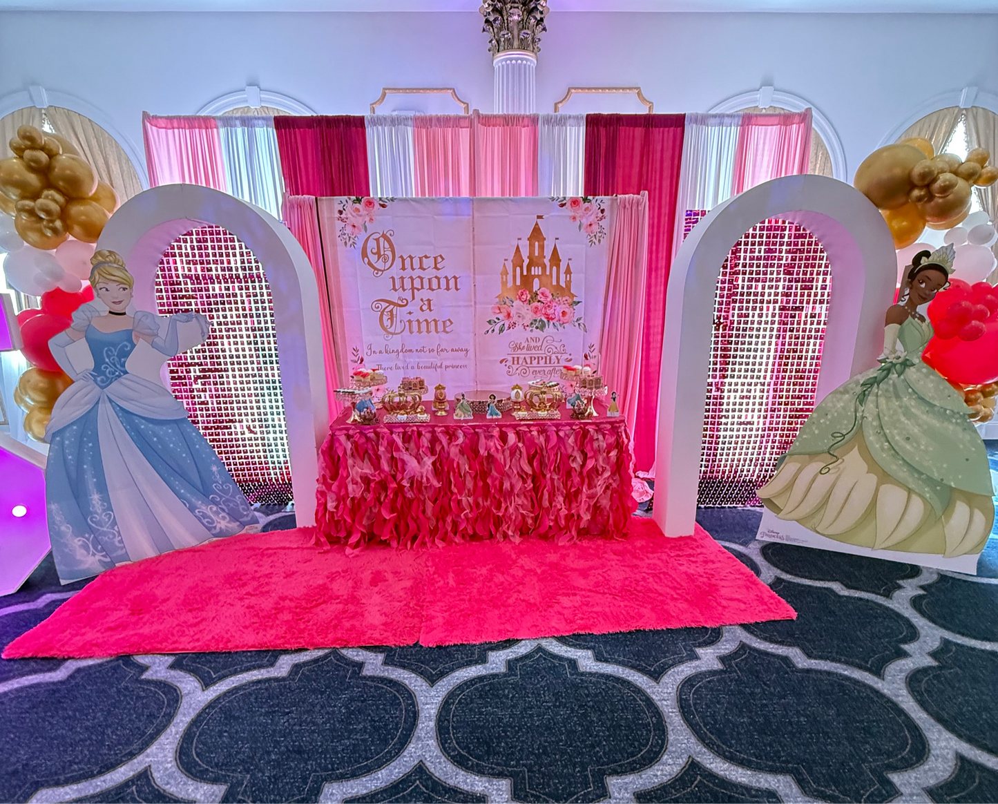 Pink Shimmer Wall