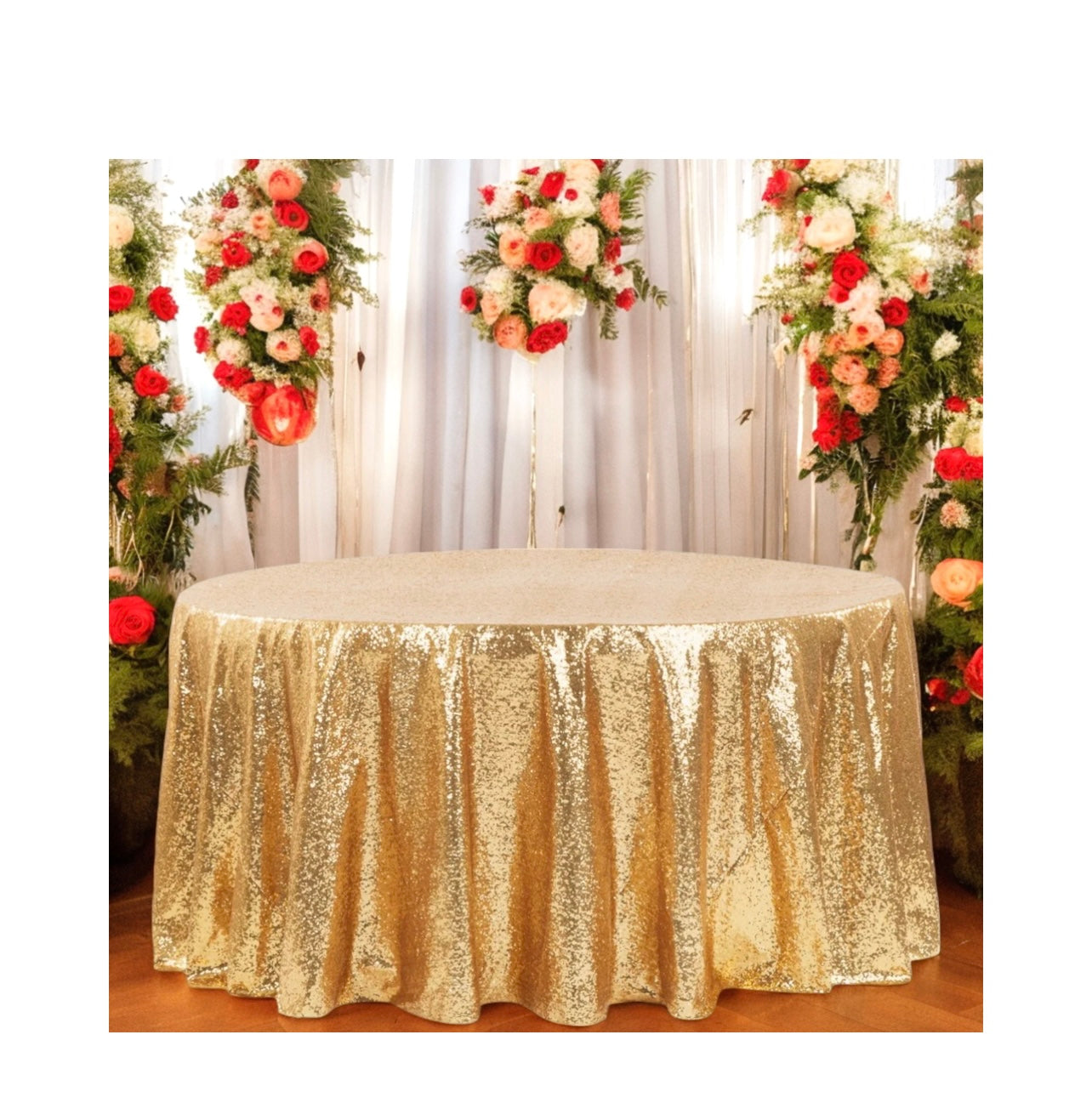 Sequin tablecloths