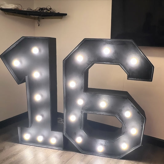 5ft Marquee Number 6