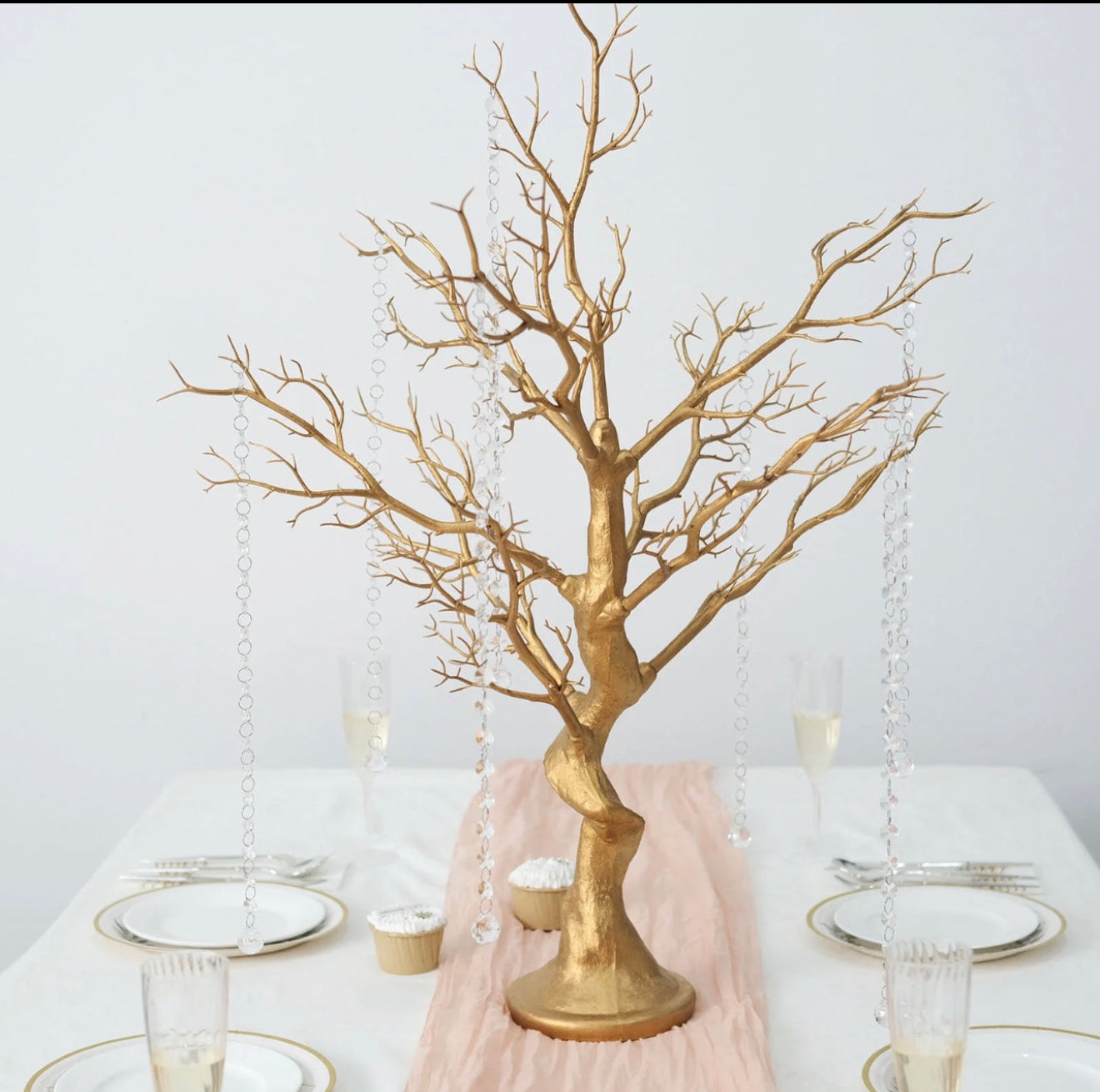 Gold Tree Centerpiece