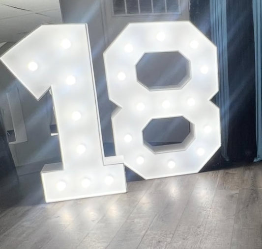 5ft Number Marquee 8