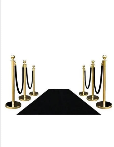 Stanchions Set Gold