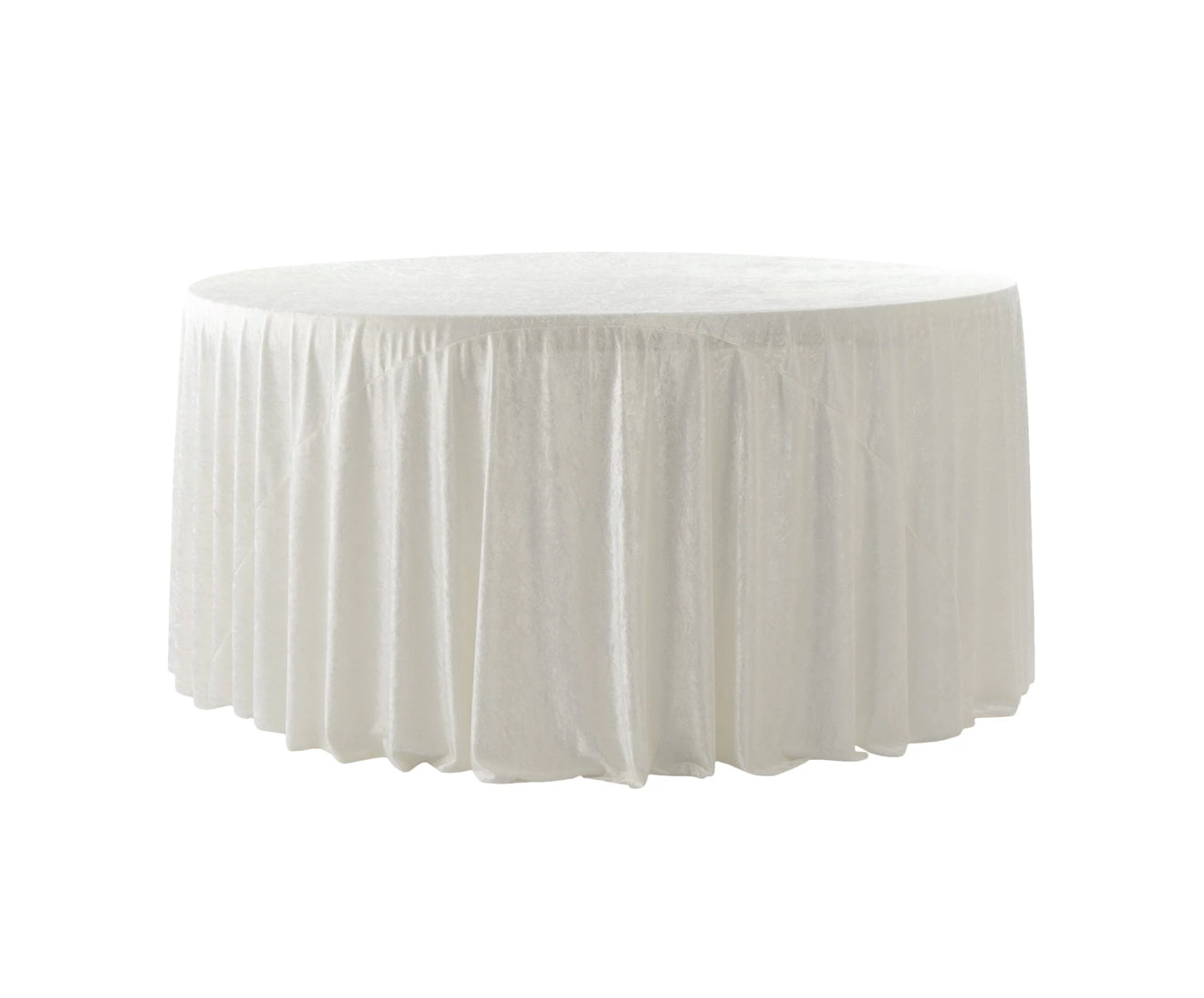 Velvet Tablecloth Ivory