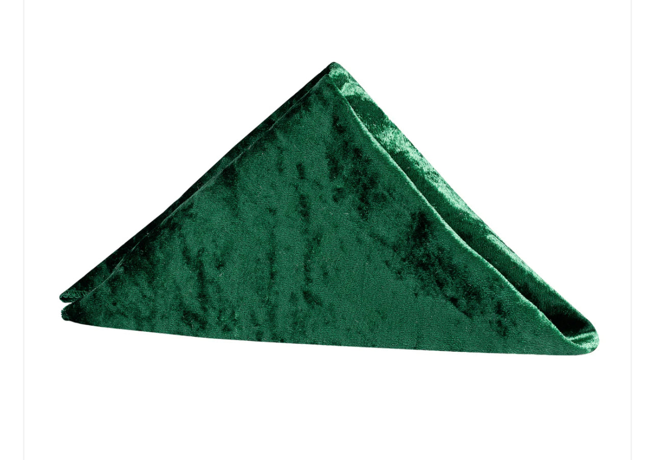 Velvet napkin