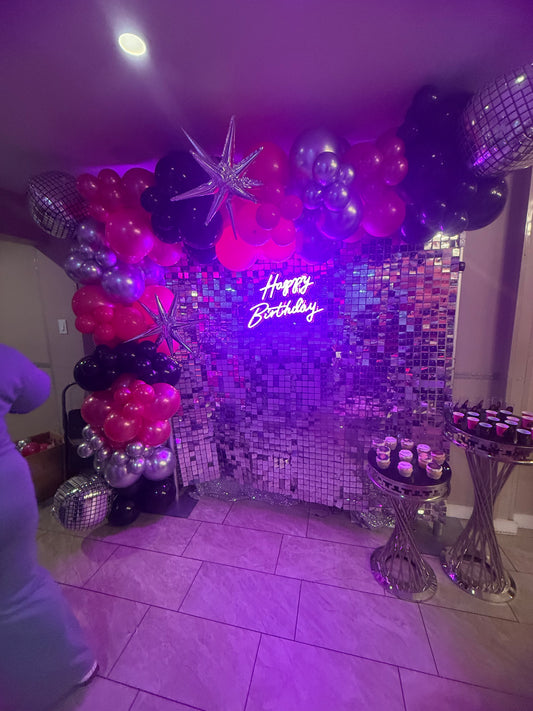 Balloon Garland Deluxe 8ft