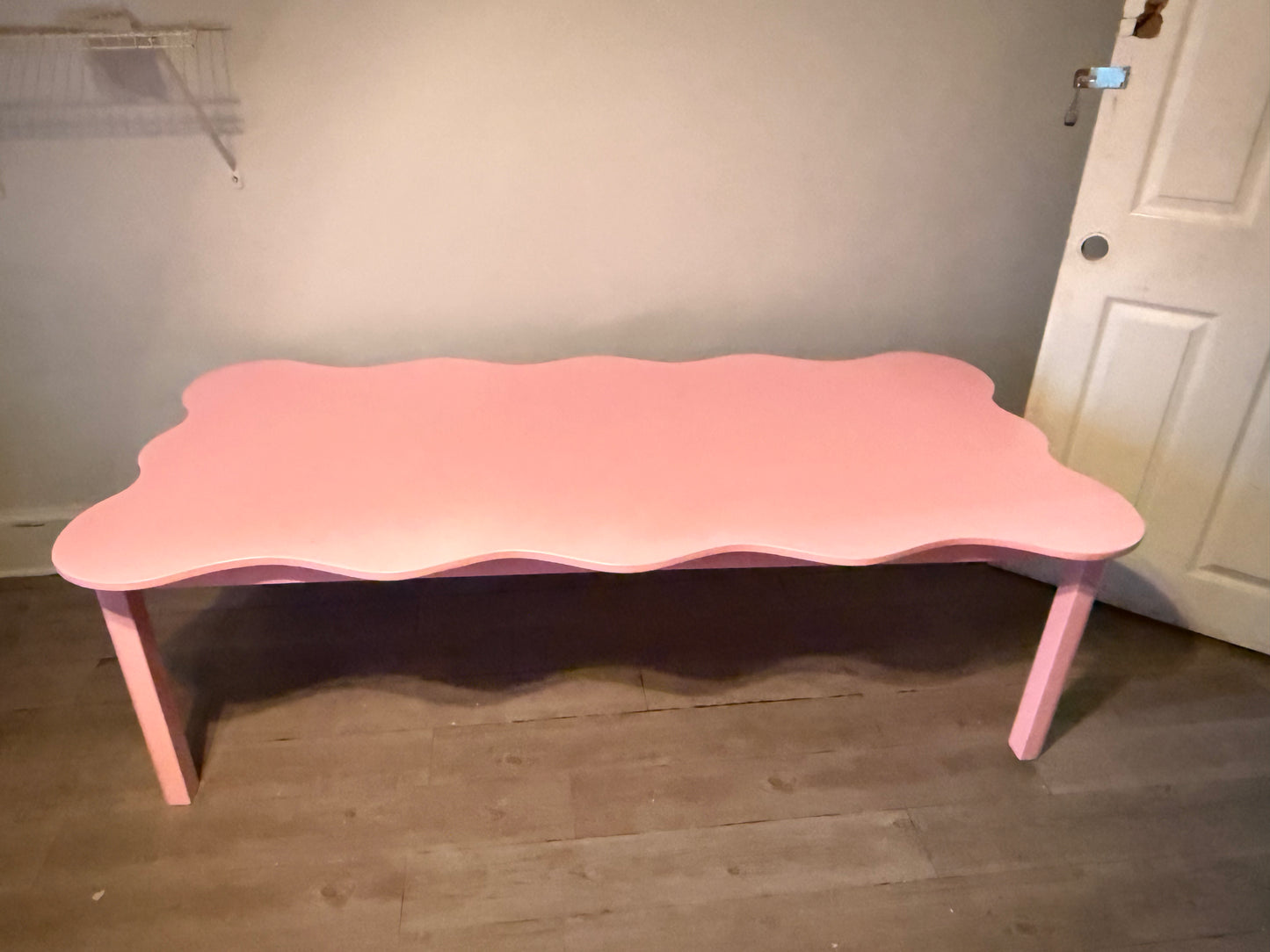Children Wavy Table Pink