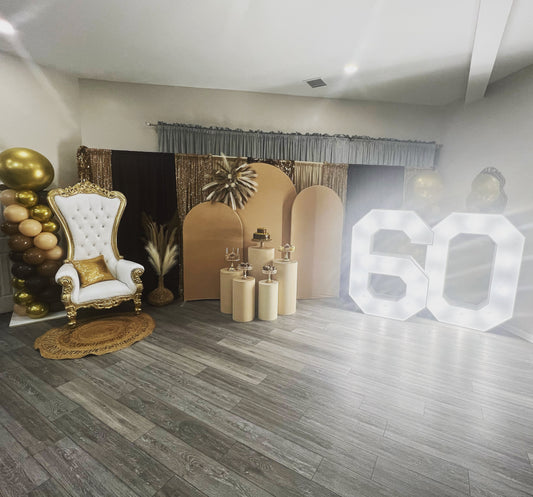 5ft Marquee Number 0