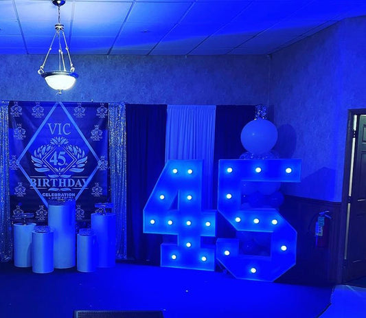 5ft Marquee number 4