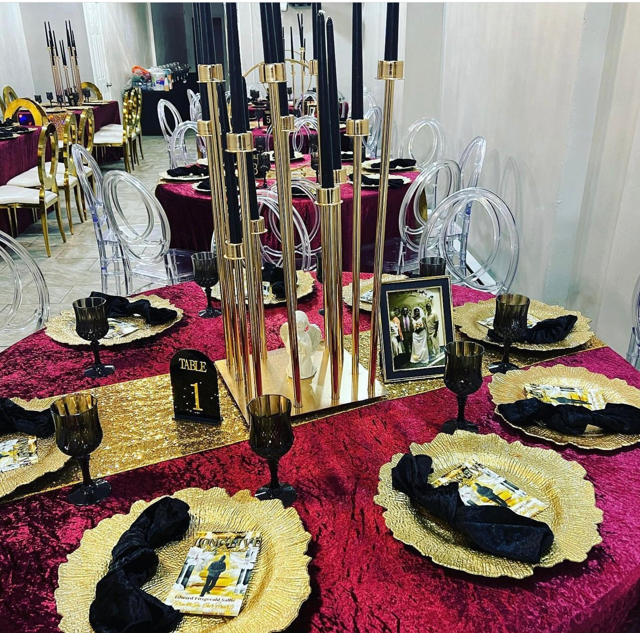 event decor package 50 guest -repast