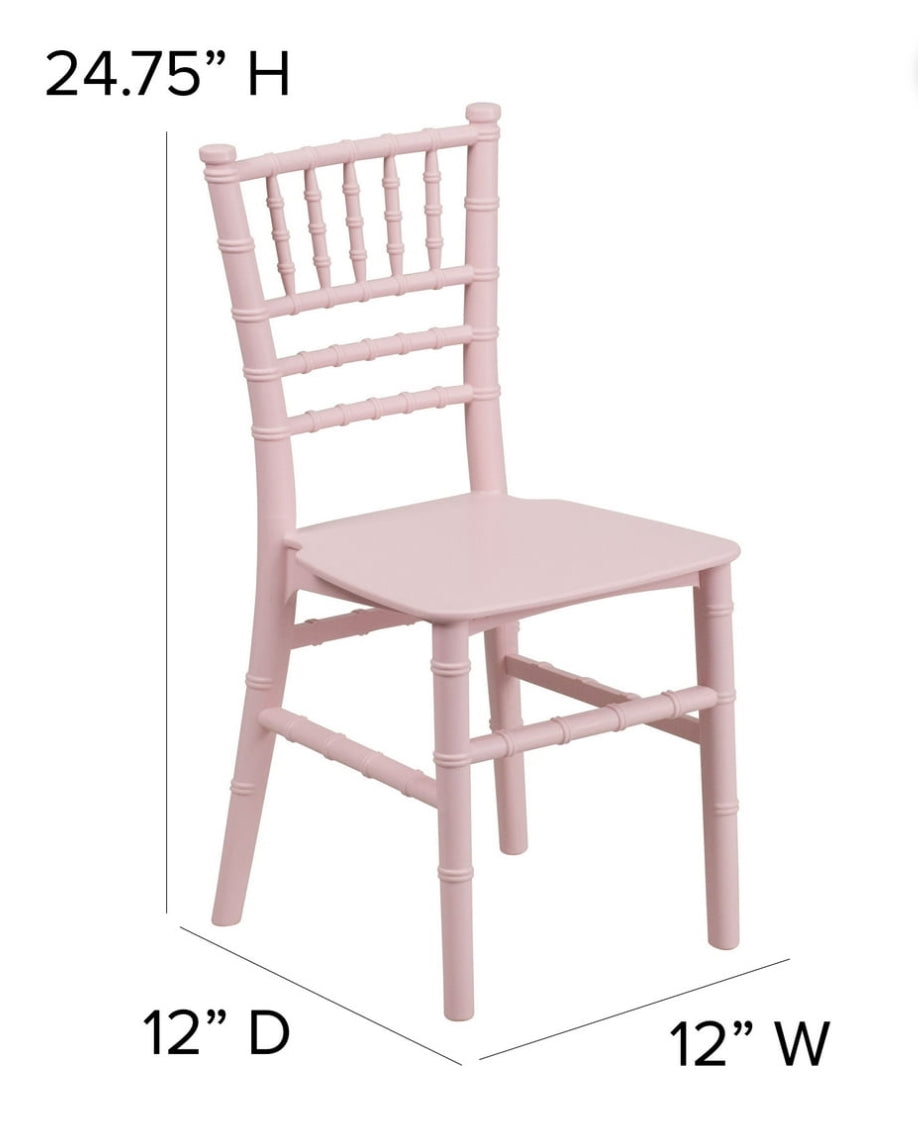 Children Pink  Chiavari Chairs