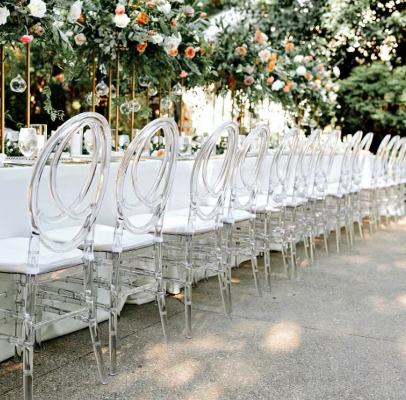 24 phoenix Acrylic Chair Seating Package