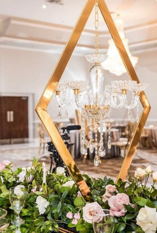 Diamond Chandelier Centerpiece