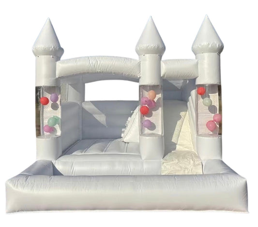 White Bounce, Slide & Ball Pit  Combo