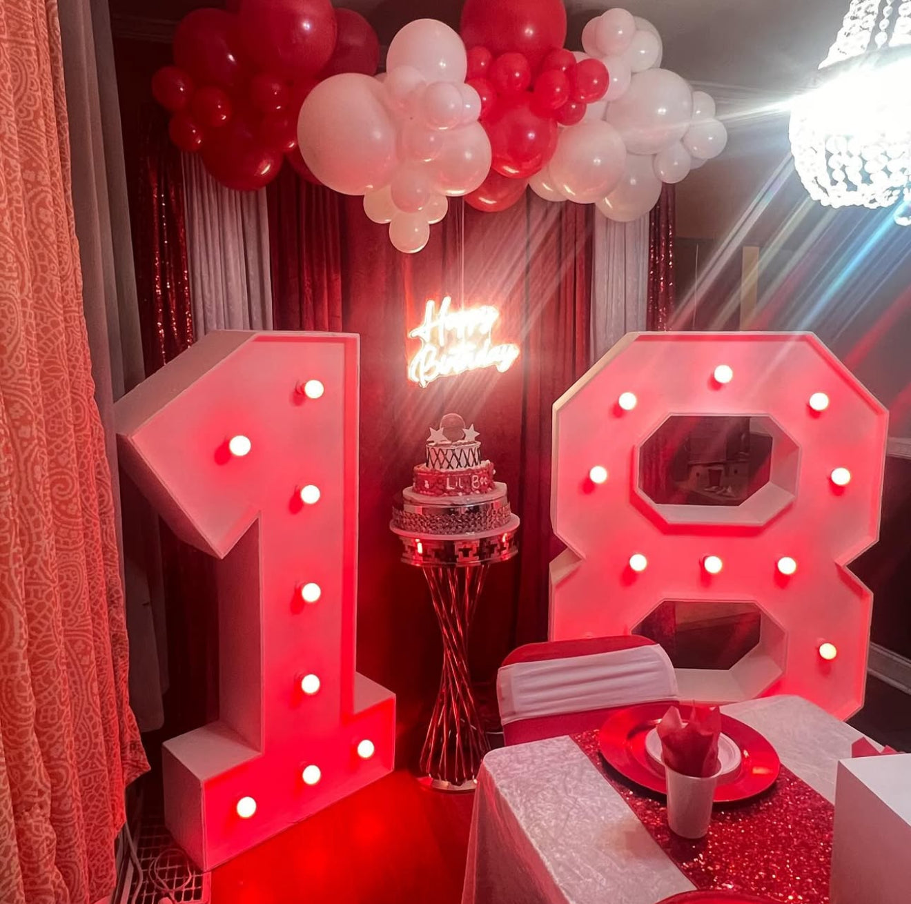 5ft Number Marquee 8