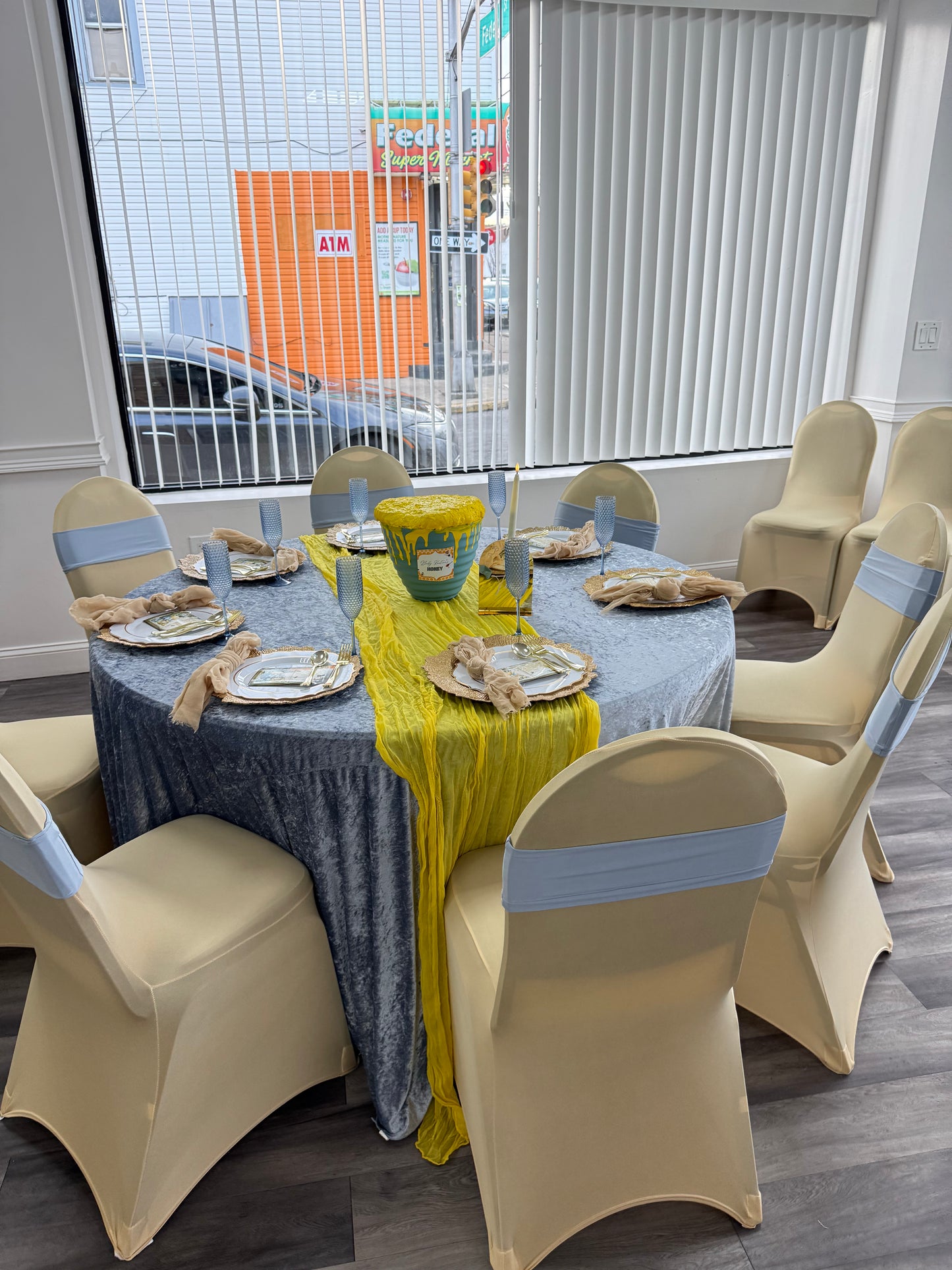Gold Event Decor Package - 50 guest
