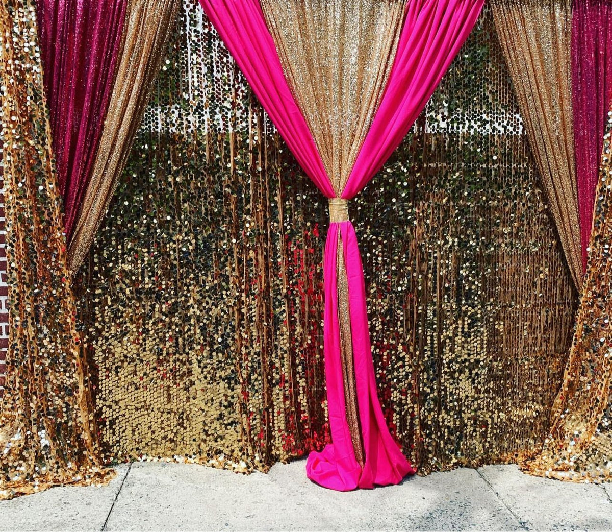Double Backdrop Luxury Double Panel Backdrop – Dior Elegant Party Rentals
