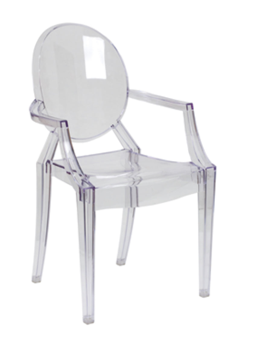 Children Ghost Chair with Arms