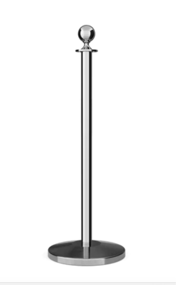Stanchion Pole Silver