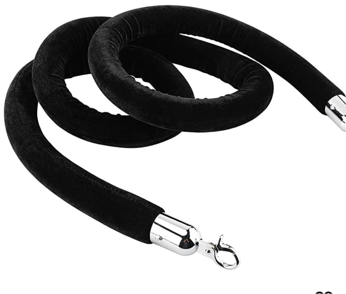 Stanchion Rope Black