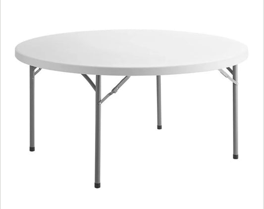 60 inch round folding table